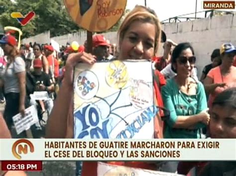 Habitantes Y Trabajadores De Guatire Marcharon Para Exigir El Cese Del