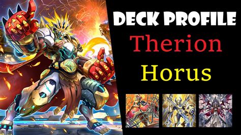 Deck profile YGO TCG Therion Horus aka vua đấu trường YouTube