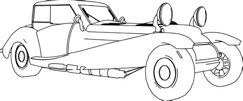 Coloring Page Classic Car - Muscle car coloring pages to download and ...