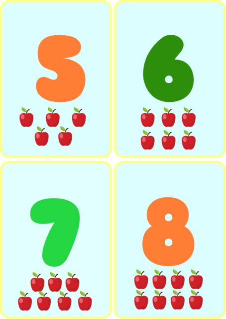 Numbers 1-10 Flashcards | Kids-Printables