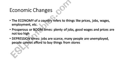 ESL English PowerPoints Economic Changes From Boom Times To Depression