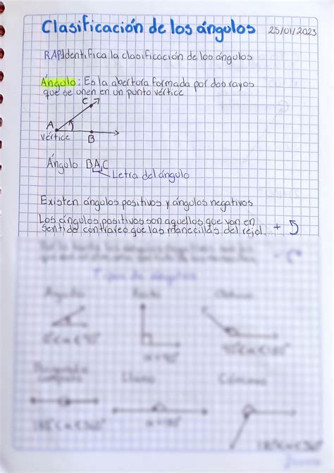 Solution Clasificaci N De Los Ngulos Nivel Prepa Studypool