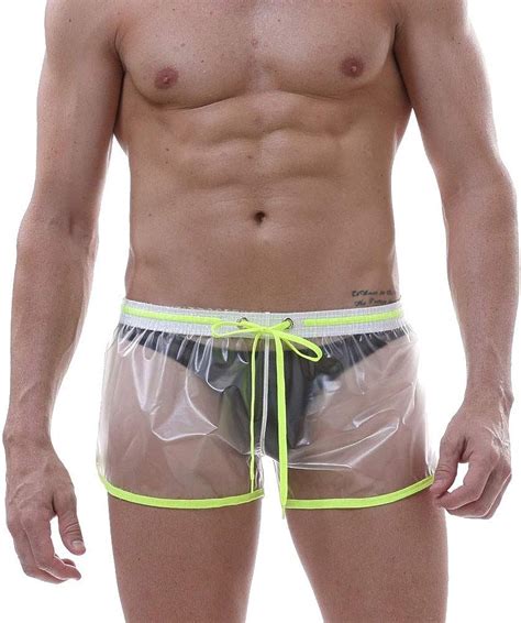 Calzoncillos Boxer Hombre Lanskirt Slip Hombre Sexy Transparente Ropa