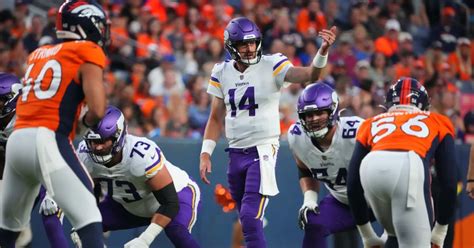 Vikings Broncos Recap Ryan Wright Dazzles Minnesota Loses 23 13