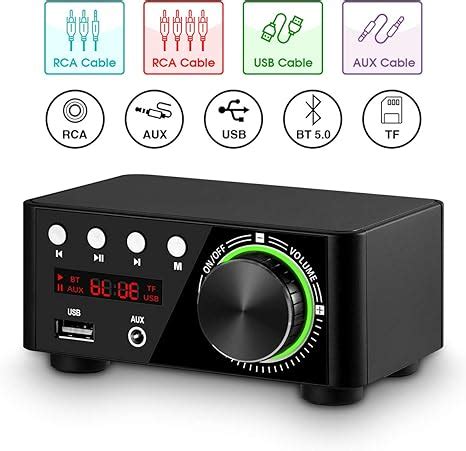 Mini Bluetooth Power Amplifier Usb Music Player Amazon Co Uk