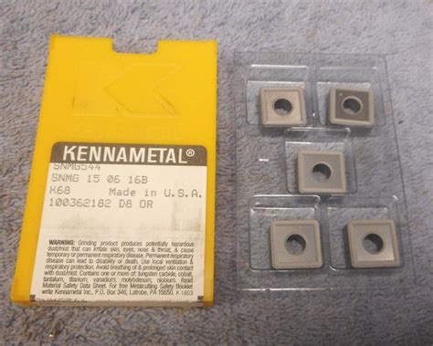 KENNAMETAL Carbide Inserts SNMG 544 Pack Of 5 Grade K68 EBay