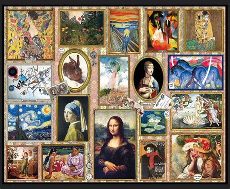 Collage De Obras De Arte Famosas Epuzzle Foto Puzzle