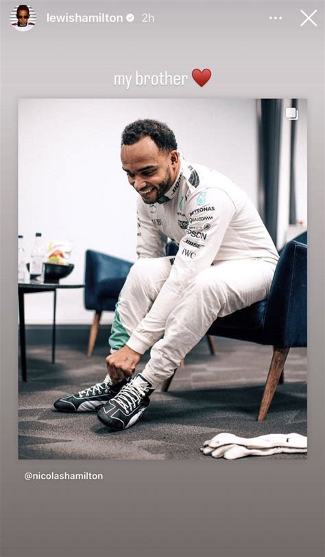 Sir Lewis Hamilton Updates On Twitter Lewis Via IG Stories