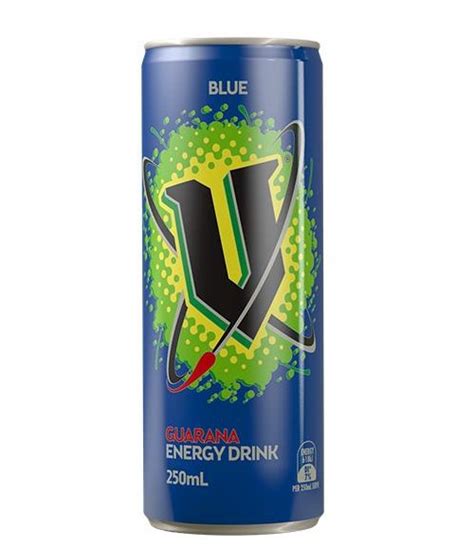 V Energy Drink Blue 250ml Orange Go