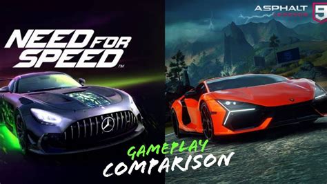 Asphalt Legends Vs Need For Speed No Limits Gameplay Comparison