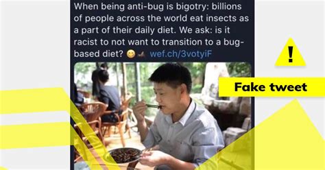 The World Economic Forum Didnt Say Its Racist To Not Want To Eat Bugs