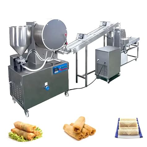 Rolling Wrapping Maker Vietnamese Rice Paper Samosa Sheet Automatic