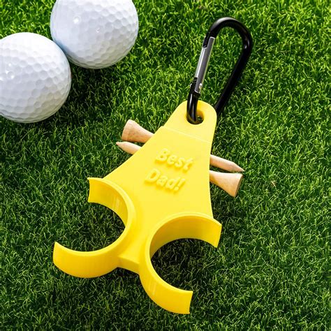 Personalized Multicolor 3d Printed Funny Golf Ball And Tees Holder With