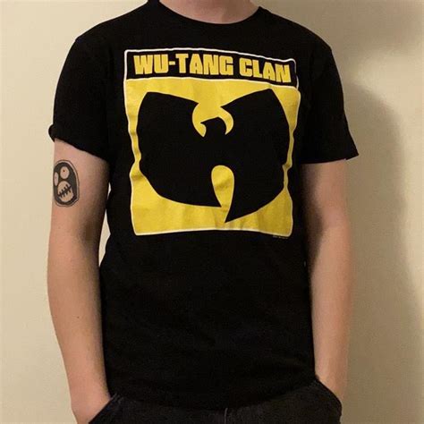 Wu-Tang Clan Black T-Shirt Size M Model height... - Depop