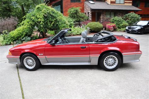 1987 Ford Mustang Gt Convertible V8 Muscle Vintage Cars