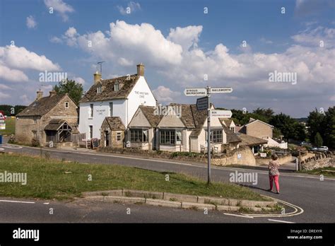 The Halfway Cafe on Minchinhampton Common, Gloucestershire, UK Stock ...