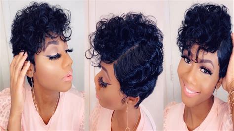 19 Must Have Human Hair Pixie Cut Wig Outre Premium Duby Wig Hh Rose Curl Youtube