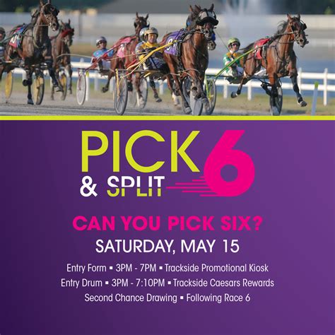 Harrah's Hoosier Park on Twitter: "Select the winners of Harrah's Hoosier Park Races 1 - 6 and ...