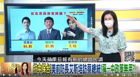 討論 年代政論可以廢了 陳凝觀拿蘋果民調討論 看板hatepolitics Ptt網頁版