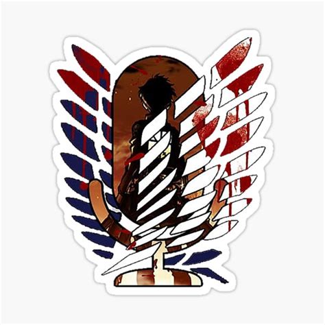 "Attack On Titan Logo" Sticker for Sale by rasikatan | Redbubble