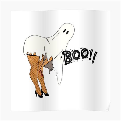 Sexy Ghost Poster For Sale By Msauvage Redbubble