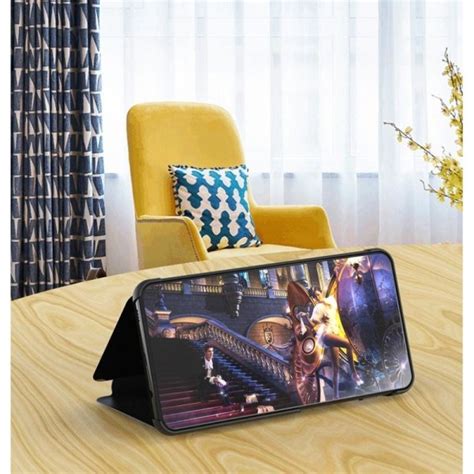 Samsung A Smart Flipfodral Clear View Standing V Rocket Sm A Svart