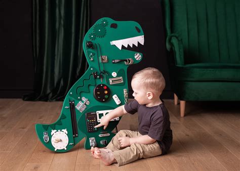 Go Ahead Kosma Dinosaur Busy Board Personalized Birthday Present