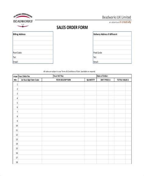 Purchase Order Form Template Word DocTemplates 29670 Hot Sex Picture