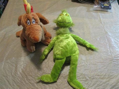 Grinch And Max Plush Dr Seuss Set How The Grinch Stole Christmas Kohls