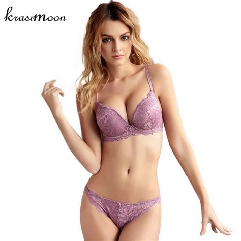 Buy New Sexy Underwear Women Bra Set Lace Flower