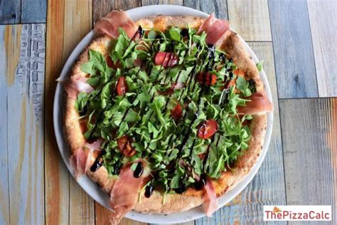 Arugula Balsamic Pizza The Pizza Calc