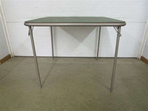 Samsonite Card Table Oberman Auctions