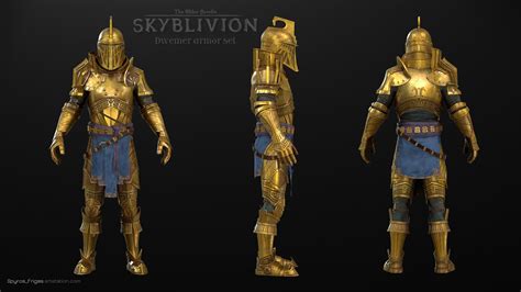 Artstation Dwemer Armor Set Spyros Frigas Armor Armor Concept