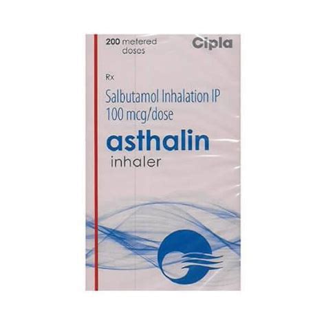 Salbutamol Asthalin Inhaler Cipla Ltd Doses At Rs Piece In Kanpur