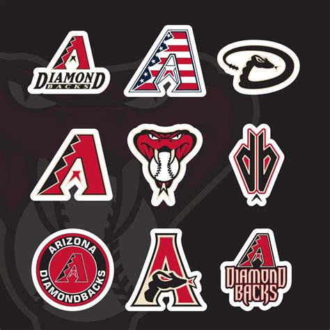 Arizona Diamondbacks Sticker Set Peel And Stick Stickers