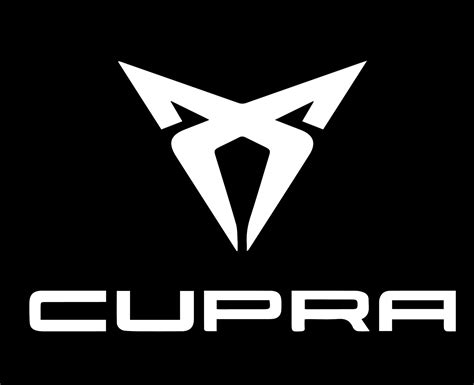 Cupra Logo Brand Car Symbol With Name White Design Spanish Automobile