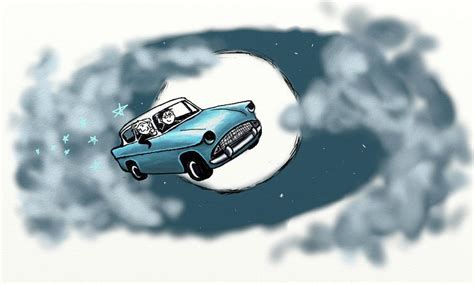 Harry Potter andthe Flying Car by Libster47 on DeviantArt