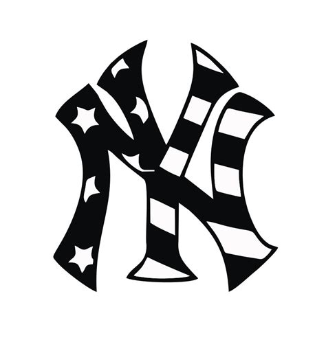 New York Yankees Stars and Stripes Logo Decal - Etsy