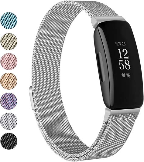 Amazon Vanjua For Fitbit Inspire Bands Women Men Stainless