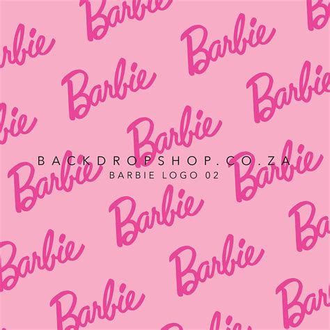 Barbie Logo Backdrop Backdrop Shop