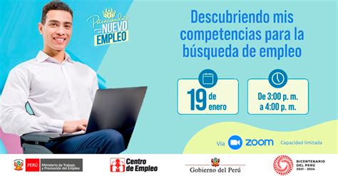 Taller Virtual Gratuito MTPE Descubriendo Mis Competencias Para La