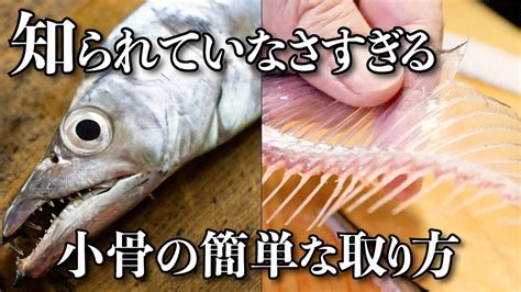 【小技】誰でもできる太刀魚の簡単な捌き方 Youtube