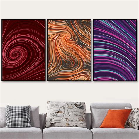 Abstract Surrealism Vortex Wall Art Canvas Painting Nordic Posters And