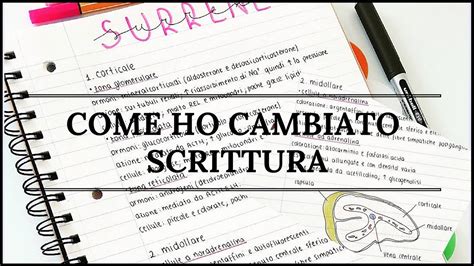 COME CAMBIARE SCRITTURA SCRIVERE BENE YouTube