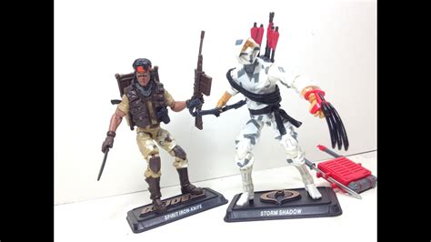 G I Joe 50th Spirit And Storm Shadow Classic Clash Review Youtube