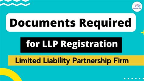 Documents Required For Llp Registration Documents And Process For Llp