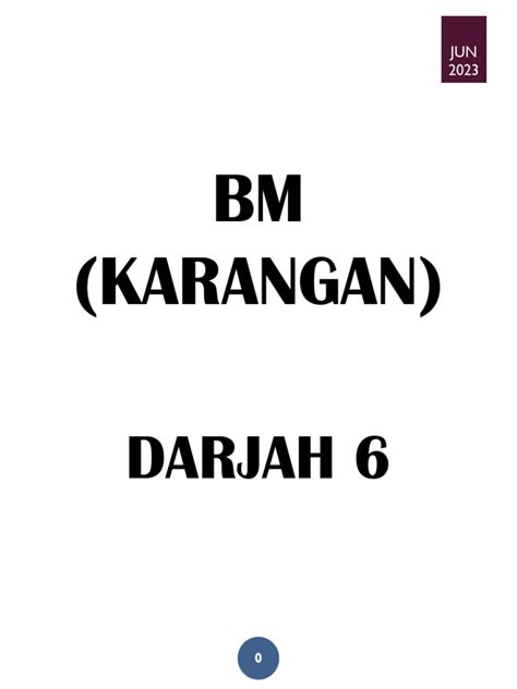 D6 Bm Karangan Pdf