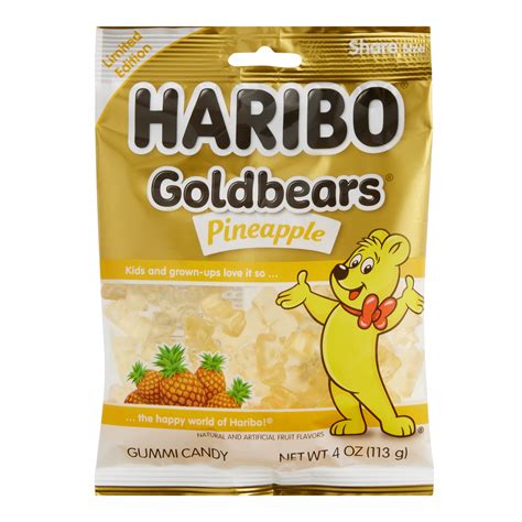 Haribo Limited Edition Pineapple Gold Bears World Market