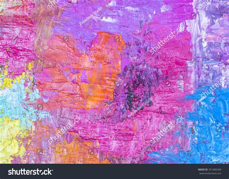 Original Oil Painting Brush Strokes Texture Stock Illustration 351480458 Shutterstock