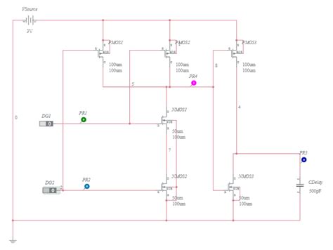 Cmos And Gate Multisim Live